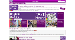 Desktop Screenshot of morearts.org.uk