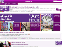 Tablet Screenshot of morearts.org.uk